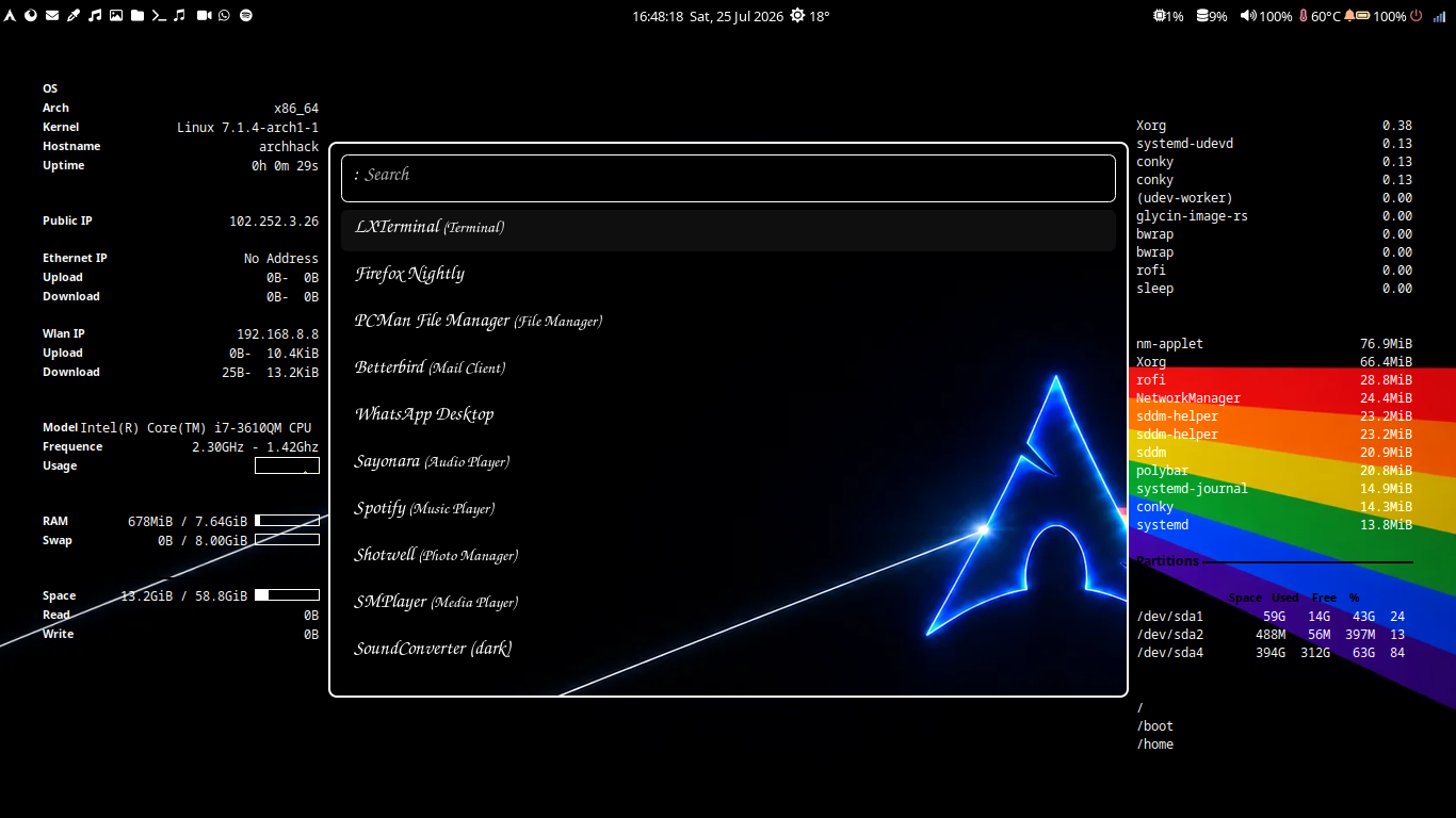 Rofi Launcher